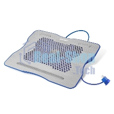 Аксессуар к ноутбуку CROWN Подставка для ноутбука CMLC-1001 silver&blue (до 15,6