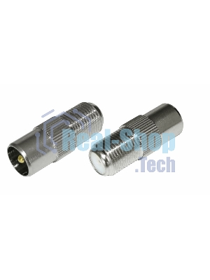 Переход гнездо F-штекер TV Rexant