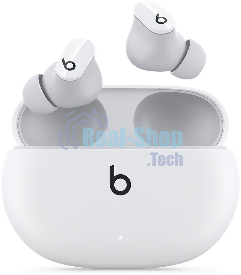 Гарнитура вкладыши Beats Studio Buds True Wireless Noise Cancelling белый беспроводные bluetooth в ушной раковине (MJ4Y3EE/A)