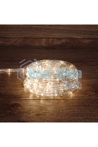 Дюралайт Neon-night LED, фиксинг (2W), 24 LED/м, теплый белый, 25 м