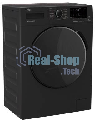 Стиральная машина Beko WSPE6H616A черный, загрузка фронтальная 6,5 кг, 1200 об/мин., класс: А++