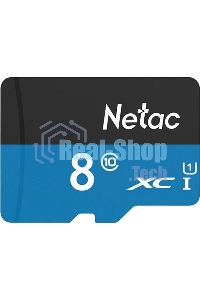 Флеш карта microSDHC 8Gb Netac P500 NT02P500STN-008G-S (без SD адаптера) 80Mb/s