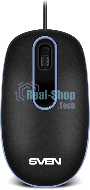Мышь проводная SVEN RX-90 черный, 1000 dpi, USB, кнопки - 3