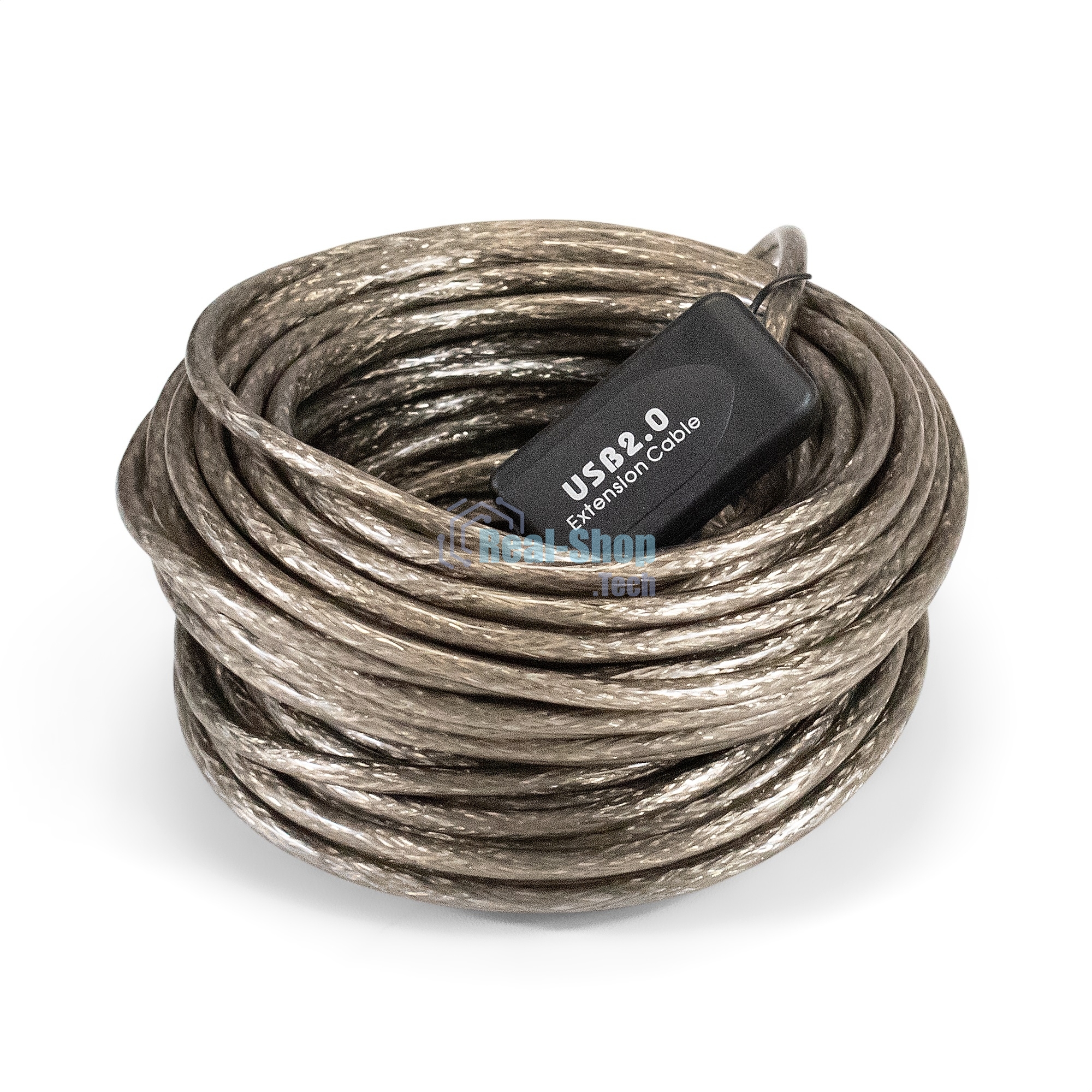 Удлинитель активный USB2.0-repeater ExeGate EX-UAE-AMAF-15.0 (Am/Af, 15м)
