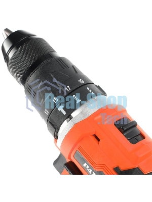 Дрель-шуруповерт Patriot BR 210Li-h UES, 21 В, 2 Ач, 50 Нм, бесщеточный, ударный