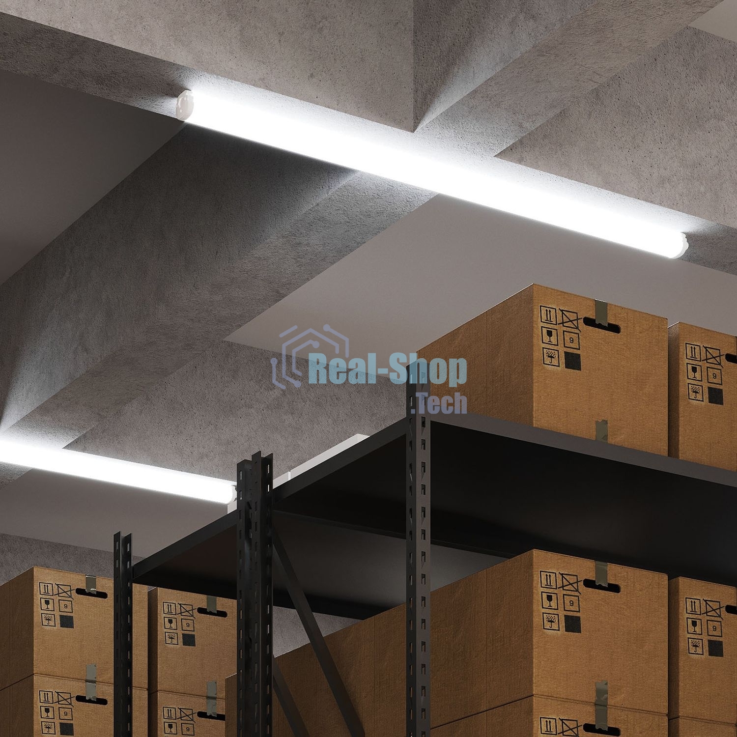 Светильник линейный Gauss ULTRACOMPACT 45W 4550lm 6500K 185-265V IP65 1490x40x30мм LED