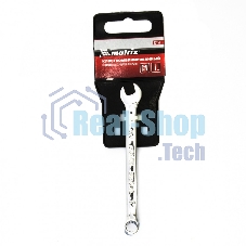 Ключ комбинированный Matrix, 7 мм, CrV, полированный хром