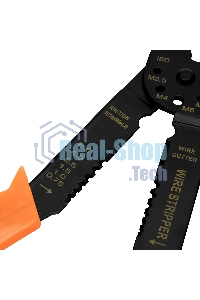 Щипцы Sparta 210 мм, для зачистки электропроводов и обжима контактных клемм, 1,5–6,5 мм