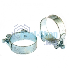 Хомуты металлические Сибртех силовые 56-59 мм, ширина 22 мм, шарнирные, W1, 2 шт. 47543