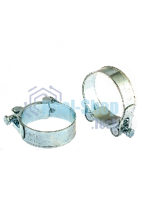 Хомуты металлические Сибртех силовые 56-59 мм, ширина 22 мм, шарнирные, W1, 2 шт. 47543