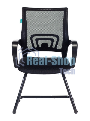 Кресло Бюрократ CH-695N-AV/B/TW-11 черный, экокожа, 120 кг, механизм качания