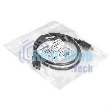Кабель HDMI ExeGate EX-CC-HDMI2-1.0F (19M/19M, v2.0, 1м, 4K UHD, Ethernet, ферритовые кольца, позолоченные контакты)
