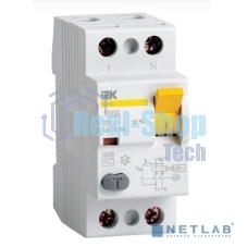 Выключатель дифференциального тока (УЗО) 2п 63А 100мА тип ACS ВД1-63 ИЭК MDV12-2-063-100