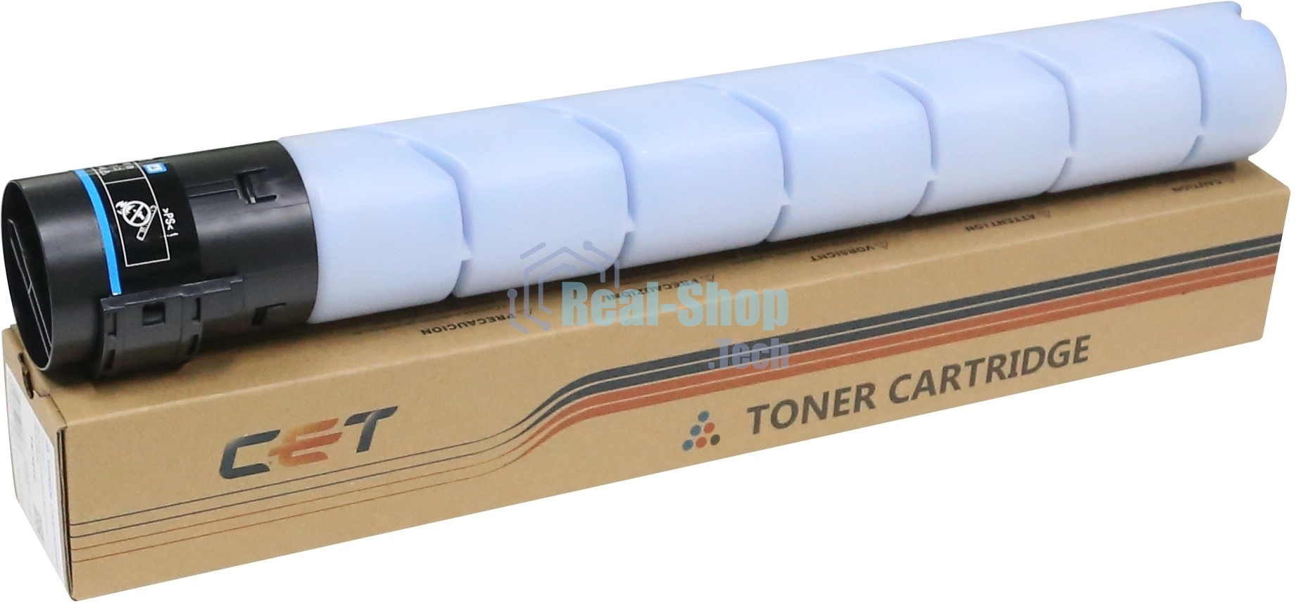 Картридж лазерный CET для Konica Minolta Bizhub C227/C287 Голубой (NF8) 467г, 21000 стр. (A8K3430/A8K3450/TN-221C)