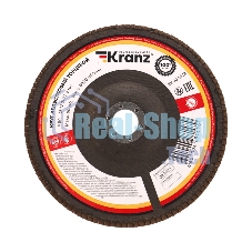 Круг лепестковый торцевой Kranz P80, 180х22,2 мм