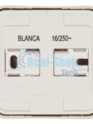 Розетка б/з без шторок, изолир. пластина 16А, 250В SE Blanca наруж Беж