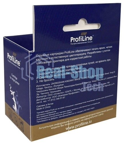 Картридж струйный ProfiLine PL-T1032 для принтеров Epson Stylus TX550/Stylus Office T30/T40/T40W/TX510/TX600/TX600FW/T1100 с чернилами Cyan 11,1 мл