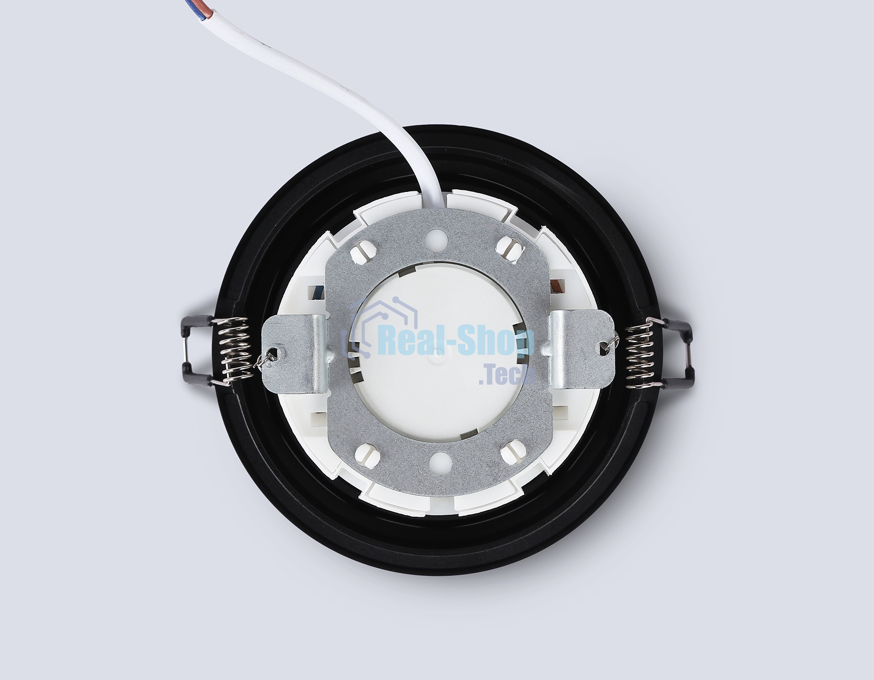 Светильник Ambrella light TN6604 BK черный IP44 GX53 max 15W D110*23