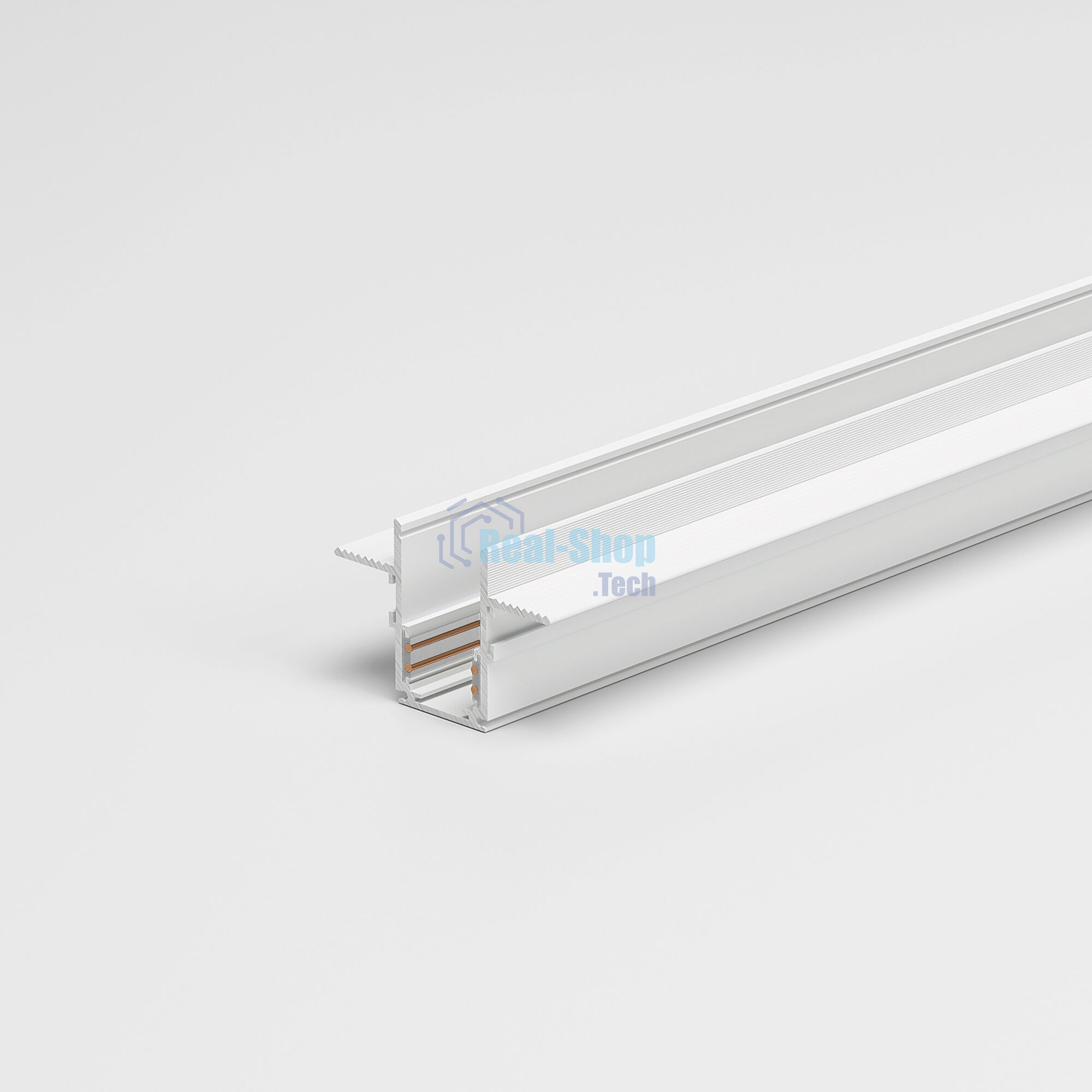 Slim Magnetic Шинопровод встраиваемый под ГКЛ 9,5мм (белый) (3м) 85210/00