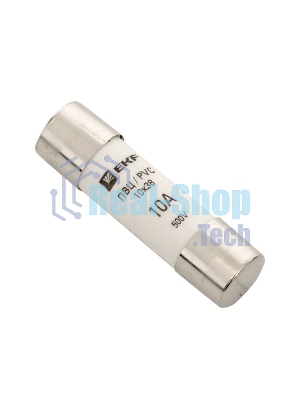 Вставка плавкая цилиндрическая ПВЦ 10х38 10А EKF pvc-10x38-10