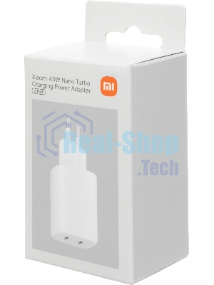 Сетевое зарядное устройство Xiaomi 45W Nano Turbo Charging Power Adapter (2-Port) EU (BHR087OEU)