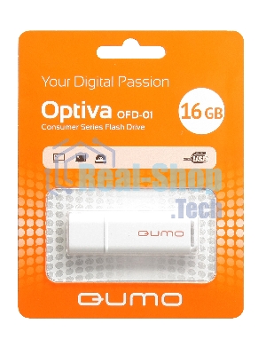 Флешка USB QUMO 16 Gb Optiva 01 белый QM16GUD-OP1-белый