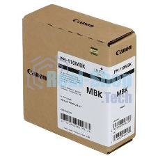 Картридж струйный Canon PFI-110 MBK 2363C001 черный матовый (160мл) для Canon TX-2000/TX-3000/TX-4000