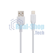 Кабель USB 2.0 HOCO X13, AM/Lightning M, белый, 1м