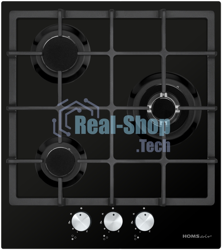 Газовая варочная панель HOMSair HGE433TGCBK