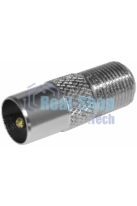 Переход гнездо F-штекер TV Rexant