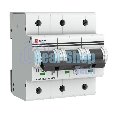 Выключатель автоматический модульный 3п D 125А 15кА ВА 47-125 EKF mcb47125-3-125D