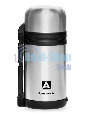 Термос Арктика, 201-1000, универсальная пробка, 1 л, с ручкой + чашка, холод/тепло 20 ч