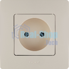 Розетка 2К винты, сл. кость ETIKA 