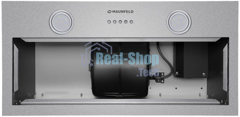 Вытяжка встраиваемая Maunfeld THAMES 601PM нержавеющая сталь, 60 см, 850 куб. м/ч, 44 дБ