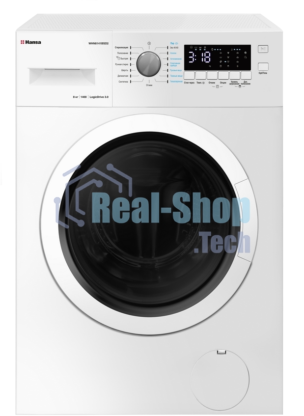 Стиральная машина Hansa WHN8141BSD2 белый загр. фронтальная макс.: 8 кг 1400 об/мин класс: А+++