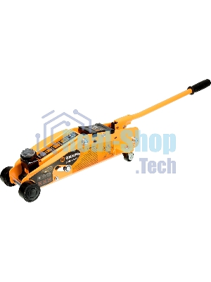 Домкрат ВИХРЬ ДМК-2,5ФК2,5т,140-390мм,сфиксатором,вкейсе, гидравлический подкатной