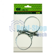 Хомуты металлические Сибртех силовые 56-59 мм, ширина 22 мм, шарнирные, W1, 2 шт. 47543