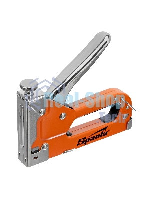 Набор Sparta: степлер мебельный регулируемый, скобы 500 шт, рулетка 2м., тип скобы 53, 4-14 мм