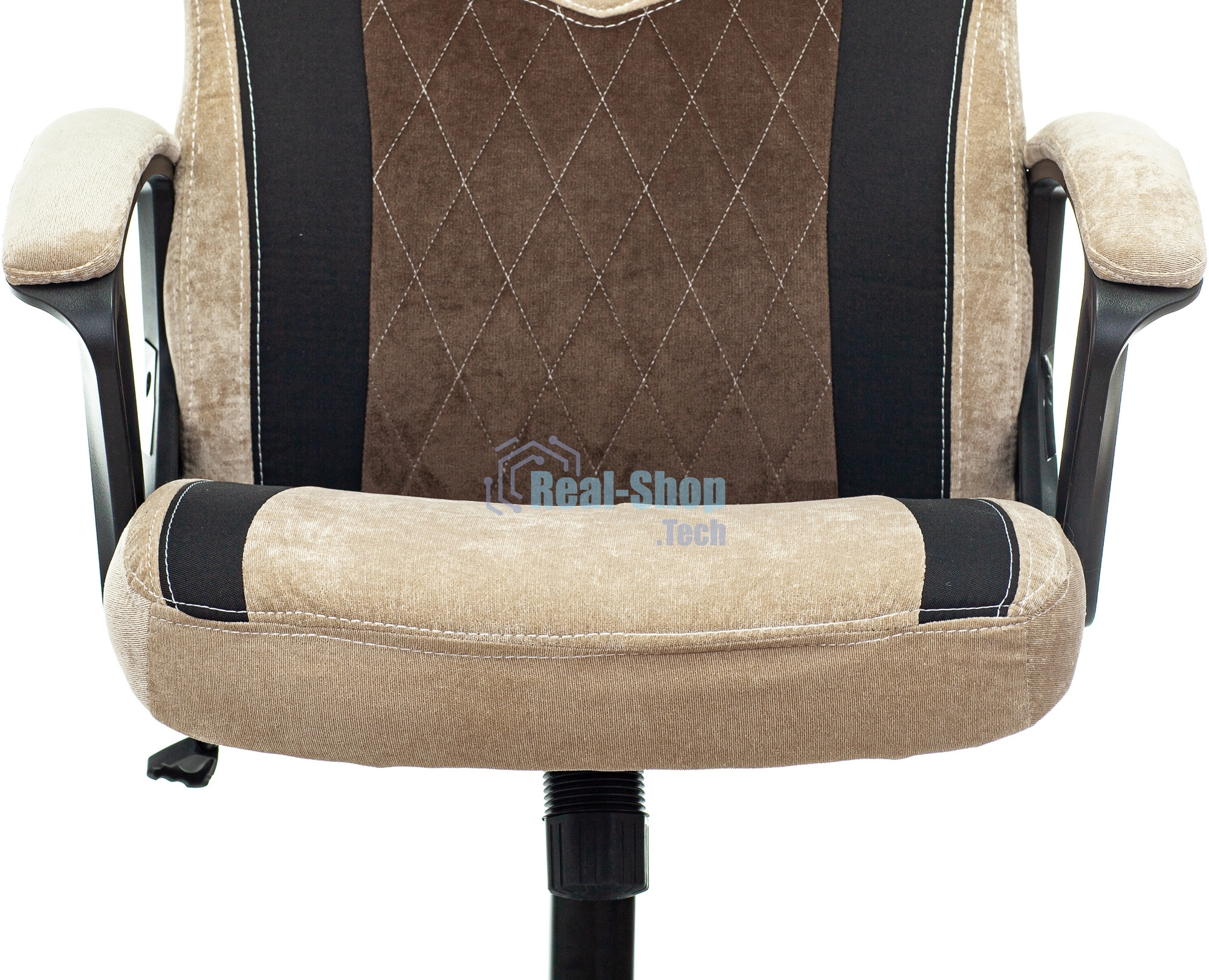 Кресло игровое Бюрократ VIKING 6 KNIGHT BR FABRIC коричневый, крестовина металл/пластик