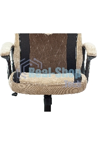 Кресло игровое Бюрократ VIKING 6 KNIGHT BR FABRIC коричневый, крестовина металл/пластик