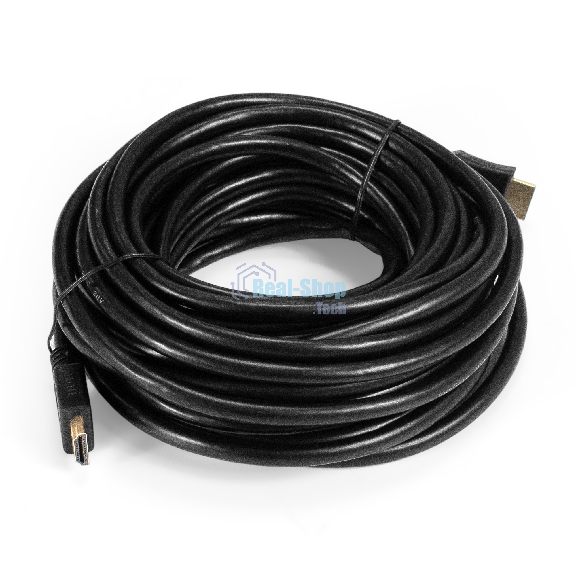 Кабель HDMI ExeGate EX-CC-HDMI2-10.0 (19M/19M, v2.0, 10м, 4K UHD, Ethernet, позолоченные контакты)
