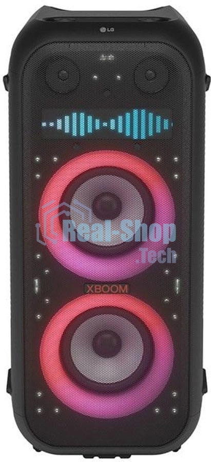 Минисистема LG XBOOM XL9T черный/красный 1000Вт USB BT