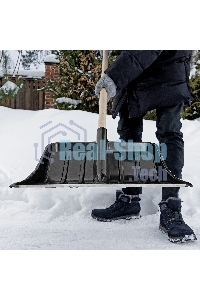 Лопата для уборки снега Сибртех полипропилен, 405х410 мм, без черенка