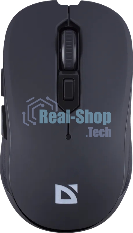 Мышь беспроводная Defender Gassa MM-105 черный, 1600 dpi, радиоканал, USB, кнопки - 6