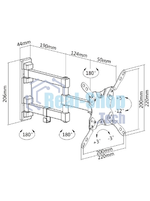 Кронштейн для телевизора Digis DSM-2123 13