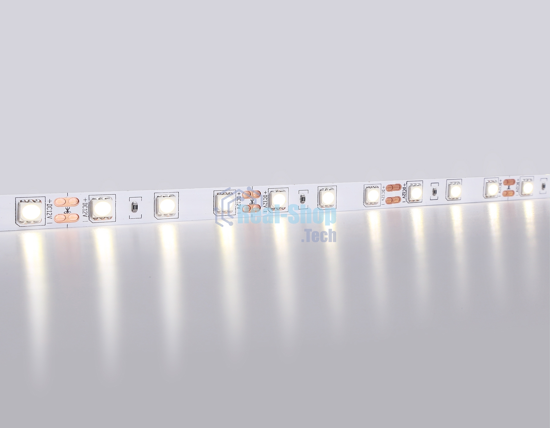 Светодиодная лента Ambrella light GS2002 5050 60Led/ 14.4W m/ 12V IP20 4500K/ 5000*10*1.87mm (2 конт.)