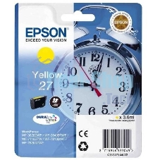 Картридж струйный Epson T2704 (C13T27044022/C13T27044020) желтый, 300 стр., для WF7110/7610/7620 (300стр.)