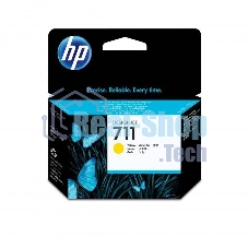 Картридж струйный HP №711 CZ132A желтый для HP DJ T120/T520 (29мл)