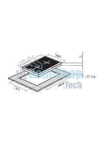 Газовая варочная панель Maunfeld EGHS.32.3ES/G, нержавеющая сталь