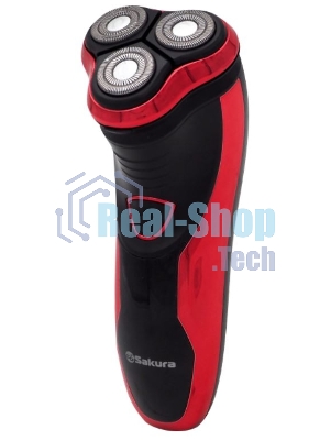 Электробритва Sakura SA-5409R 3гол триммер влаж.бритье